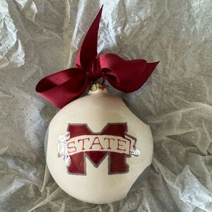 NWOT Mississippi State Christmas Ornament